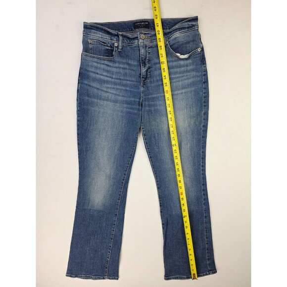 Lucky Brand 31X32 Womens Mid Rise Ava Boot Size 12/31 Regular Blue Denim Jeans - Picture 4 of 14